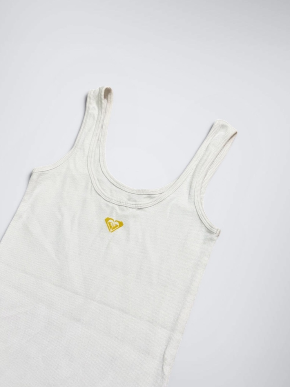 VINTAGE Y2K Roxy Love Ribbed Tank Top 00s - Picture 3 of 5